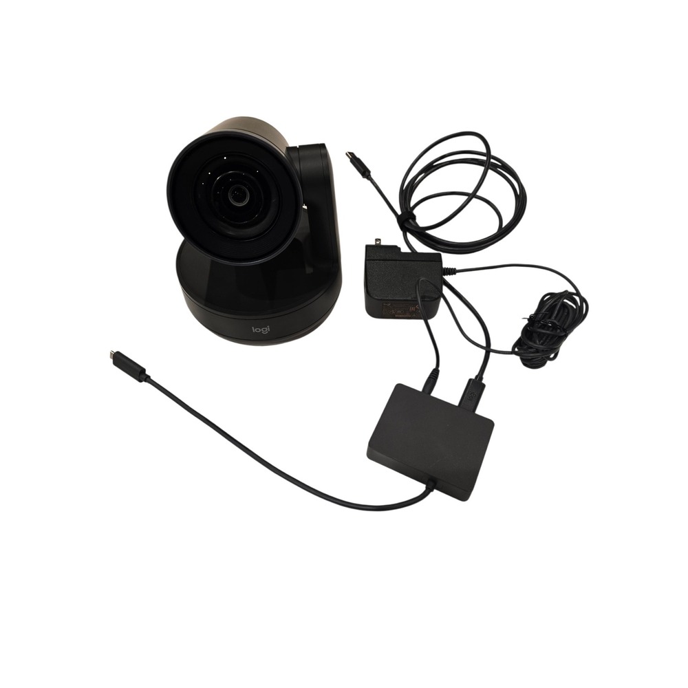 Logitech Rally Ultra-HD PTZ Video Conferencing Camera 4K w/Splitter & Remote